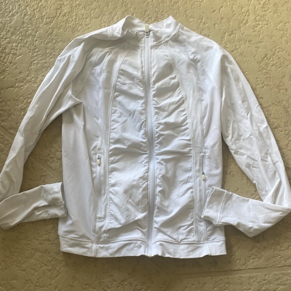 G/Fore Zip Front Jacket White - Picture 2 of 8